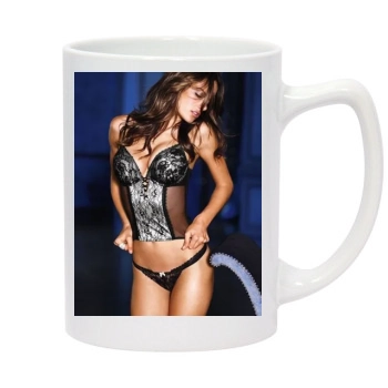 Alessandra Ambrosio 14oz White Statesman Mug