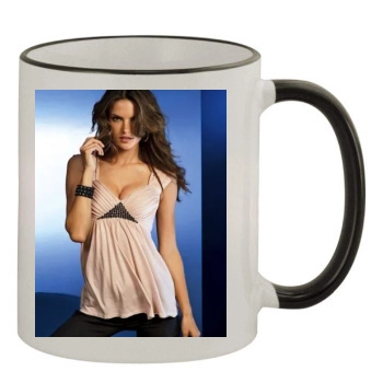 Alessandra Ambrosio 11oz Colored Rim & Handle Mug