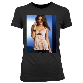 Alessandra Ambrosio Women's Junior Cut Crewneck T-Shirt