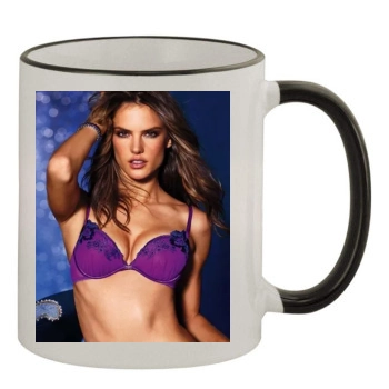 Alessandra Ambrosio 11oz Colored Rim & Handle Mug