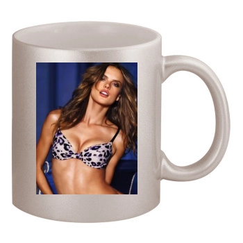 Alessandra Ambrosio 11oz Metallic Silver Mug