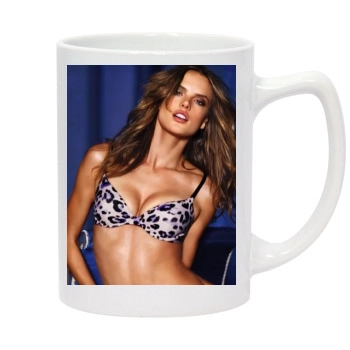 Alessandra Ambrosio 14oz White Statesman Mug