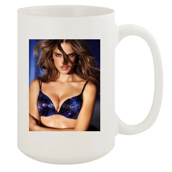 Alessandra Ambrosio 15oz White Mug