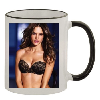 Alessandra Ambrosio 11oz Colored Rim & Handle Mug