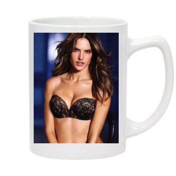 Alessandra Ambrosio 14oz White Statesman Mug