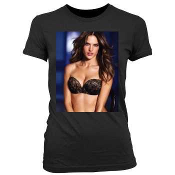 Alessandra Ambrosio Women's Junior Cut Crewneck T-Shirt