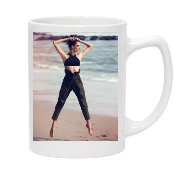 Alessandra Ambrosio 14oz White Statesman Mug