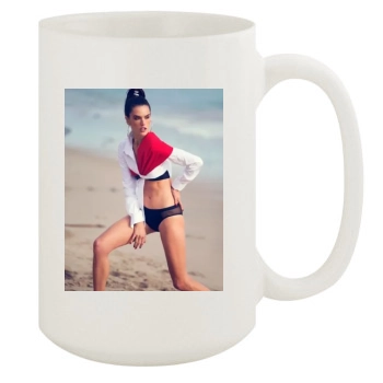 Alessandra Ambrosio 15oz White Mug