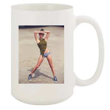 Alessandra Ambrosio 15oz White Mug