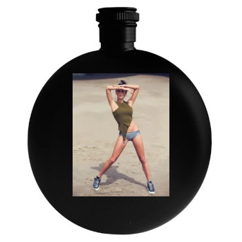 Alessandra Ambrosio Round Flask