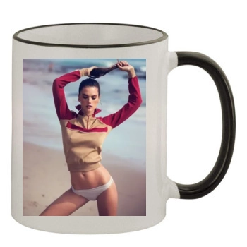 Alessandra Ambrosio 11oz Colored Rim & Handle Mug