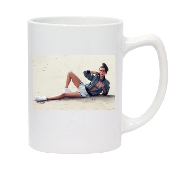 Alessandra Ambrosio 14oz White Statesman Mug