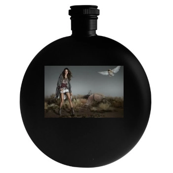 Alessandra Ambrosio Round Flask