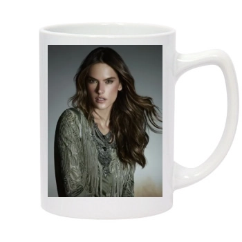 Alessandra Ambrosio 14oz White Statesman Mug