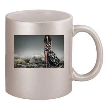 Alessandra Ambrosio 11oz Metallic Silver Mug