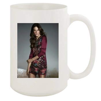 Alessandra Ambrosio 15oz White Mug