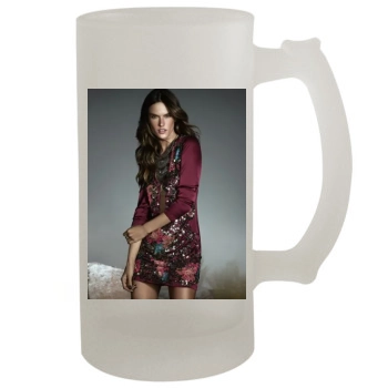 Alessandra Ambrosio 16oz Frosted Beer Stein