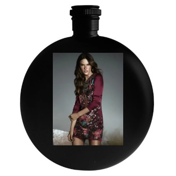 Alessandra Ambrosio Round Flask