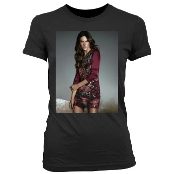 Alessandra Ambrosio Women's Junior Cut Crewneck T-Shirt