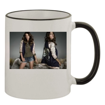 Alessandra Ambrosio 11oz Colored Rim & Handle Mug