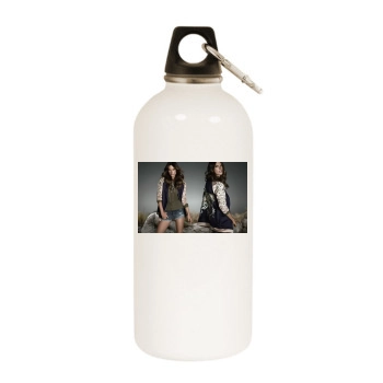 Alessandra Ambrosio White Water Bottle With Carabiner