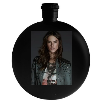 Alessandra Ambrosio Round Flask