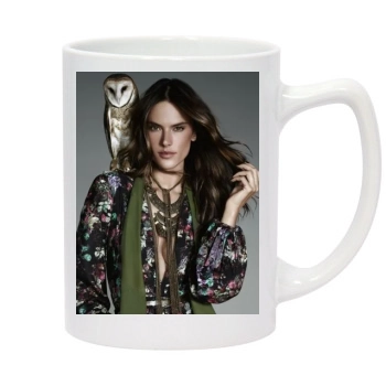 Alessandra Ambrosio 14oz White Statesman Mug