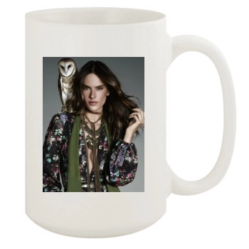 Alessandra Ambrosio 15oz White Mug