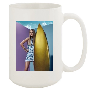 Alessandra Ambrosio 15oz White Mug