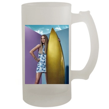 Alessandra Ambrosio 16oz Frosted Beer Stein