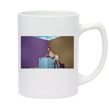 Alessandra Ambrosio 14oz White Statesman Mug