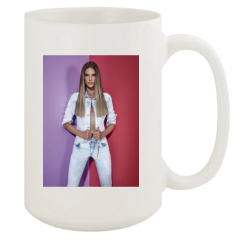 Alessandra Ambrosio 15oz White Mug