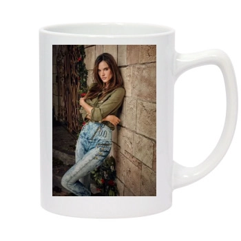 Alessandra Ambrosio 14oz White Statesman Mug