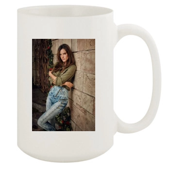 Alessandra Ambrosio 15oz White Mug