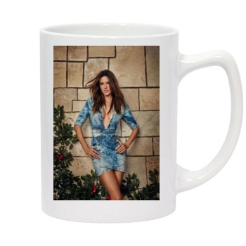 Alessandra Ambrosio 14oz White Statesman Mug