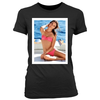 Alessandra Ambrosio Women's Junior Cut Crewneck T-Shirt