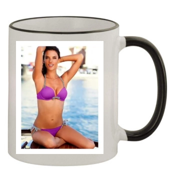 Alessandra Ambrosio 11oz Colored Rim & Handle Mug