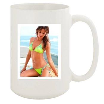 Alessandra Ambrosio 15oz White Mug