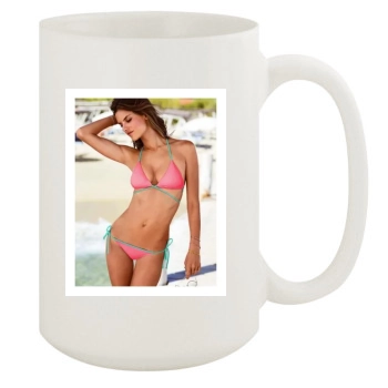 Alessandra Ambrosio 15oz White Mug