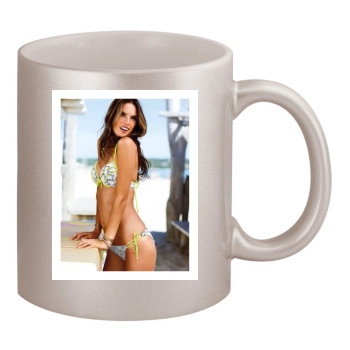 Alessandra Ambrosio 11oz Metallic Silver Mug