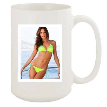 Alessandra Ambrosio 15oz White Mug