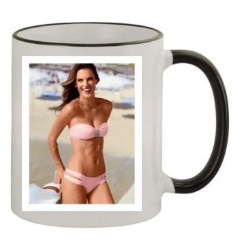 Alessandra Ambrosio 11oz Colored Rim & Handle Mug