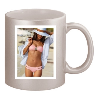 Alessandra Ambrosio 11oz Metallic Silver Mug