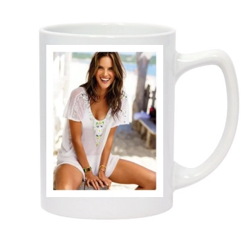 Alessandra Ambrosio 14oz White Statesman Mug