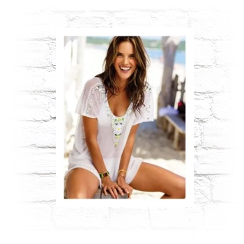 Alessandra Ambrosio Metal Wall Art