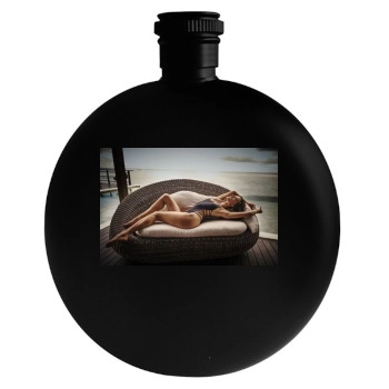 Alessandra Ambrosio Round Flask