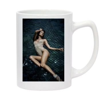 Alessandra Ambrosio 14oz White Statesman Mug