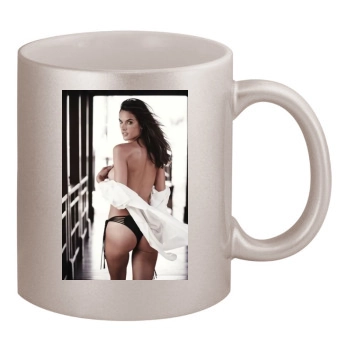 Alessandra Ambrosio 11oz Metallic Silver Mug