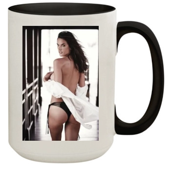 Alessandra Ambrosio 15oz Colored Inner & Handle Mug