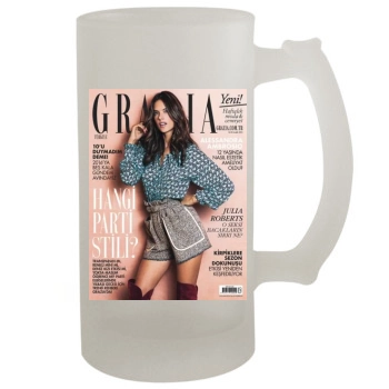 Alessandra Ambrosio 16oz Frosted Beer Stein